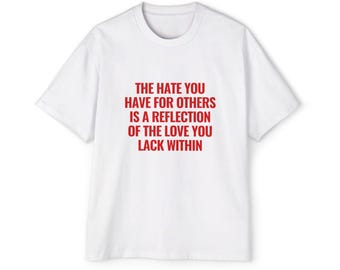 Love Yourself - Unisex Graphic Tee - Tshirt Top for Streetwear Streetstyle Kubitees - Black Owned Etsy Shop - Poetry Shirt Cute Gift Idea