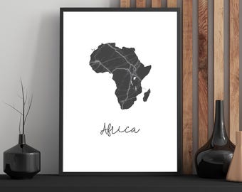 africa home decor wall art for afrocentric black african household interior design, diaspora artwork for black people, print at home art