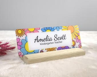 Kundenspezifisches Schreibtisch-Namensschild | Büro Namensschild | Personalisierte Geschenke | Acryl-Namensschild | 30 Einzigartige Designs Kundenspezifisches Büro-Namensschild-Dekor