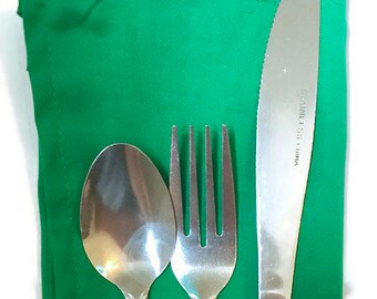 Kelly Green Napkin Set - Bright Green Napkin Set - Summer Linen Napkins - Green Cloth Napkins - Green Place Settings - Spring Table - Summer