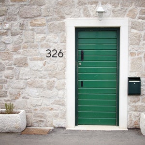 Floating House Numbers & letters, modern and visible