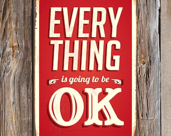 Wall Decor signS Positive, Good Vibes, Motivational, retro sign, Reproduction, Home Decor Retro Wall Art, Rusty Sign , retro plaques