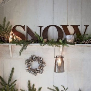 Large Rusty Letters Personalized Sign, Custom, Wall Décor, DIY Signs, Porch Décor, Farmhouse décor, Letters for wall, rustic wall décor