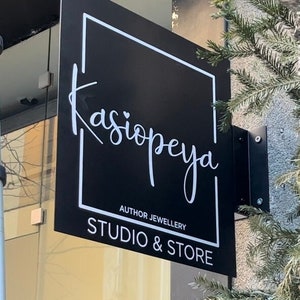 Blade Sign with Logo