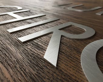 Metal letters Metal letters