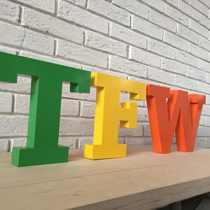 Large Metal Letters for outdoor or indoor use - Wall decor sign for office or home decor. Outdoor Sign. Outdoor Letters. Metal Letters