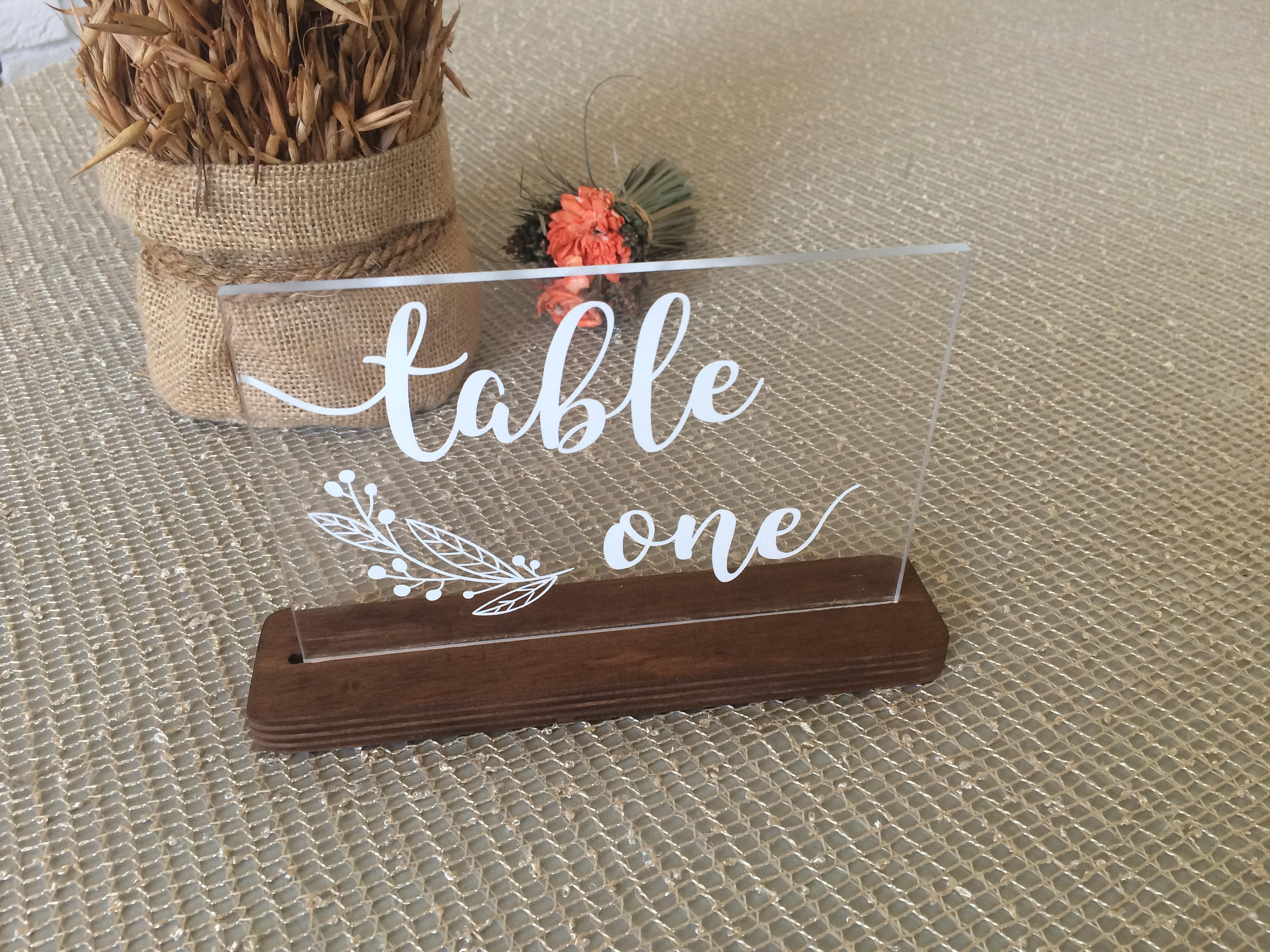 Table Numbers Set Etsy