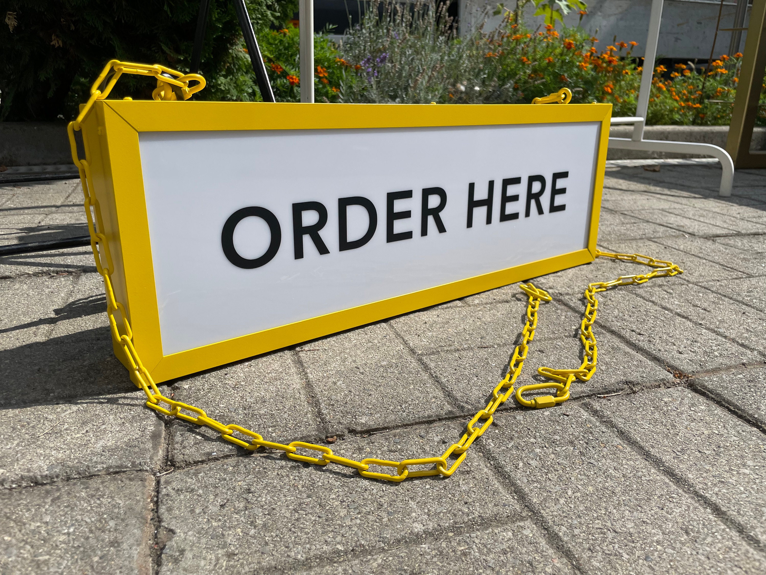 Storefront Light Box Sign, Outdoor Shop Sign, Order Here Sign, PICK-UP ...