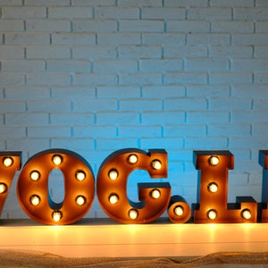 Large Metal letter. Metal letter. Marquee letter. Wall decor sign large metal letter. Big metal letter. Letter light up.