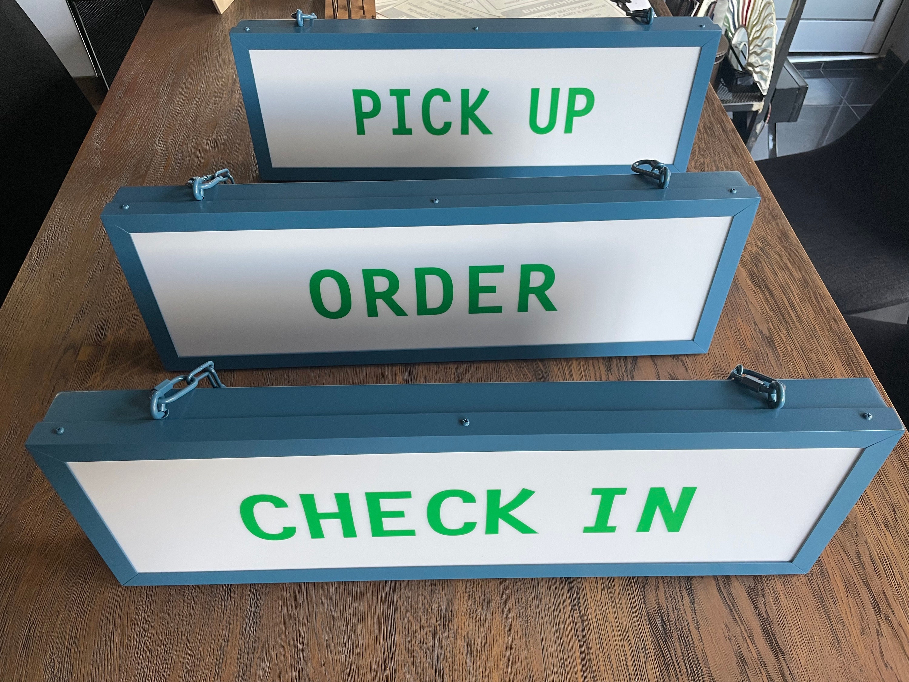 Light Box Store Front Sign. Company Business Sign. Double Sided ...