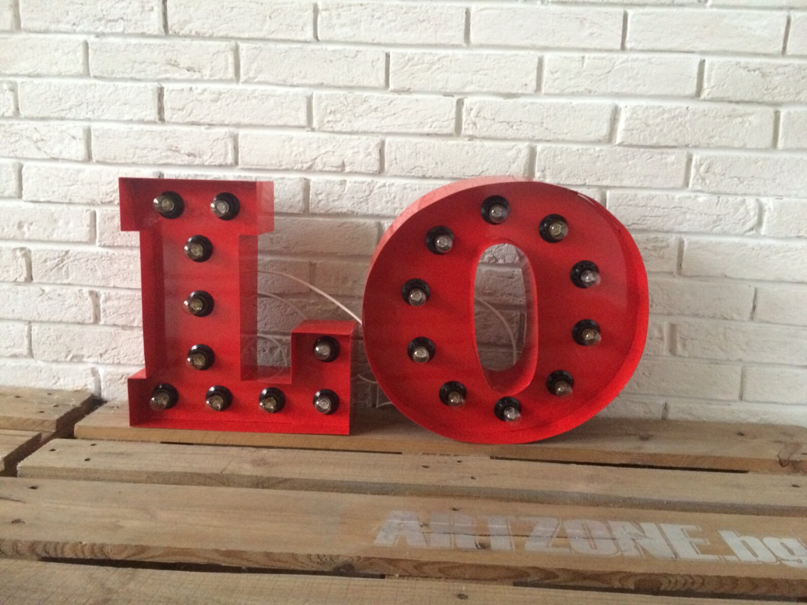 Light up Sign Metal Letter Letter Light Large Metal Letter Etsy