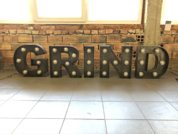 Light Box Letters by Up In Lights - White Wooden Algeria