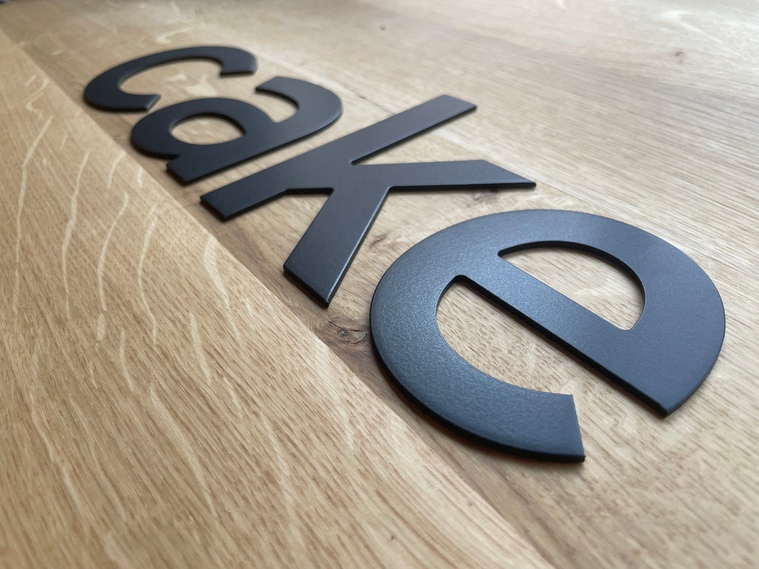 Custom Metal Letters or Numbers, Your Text Metal Letters, Big Small ...