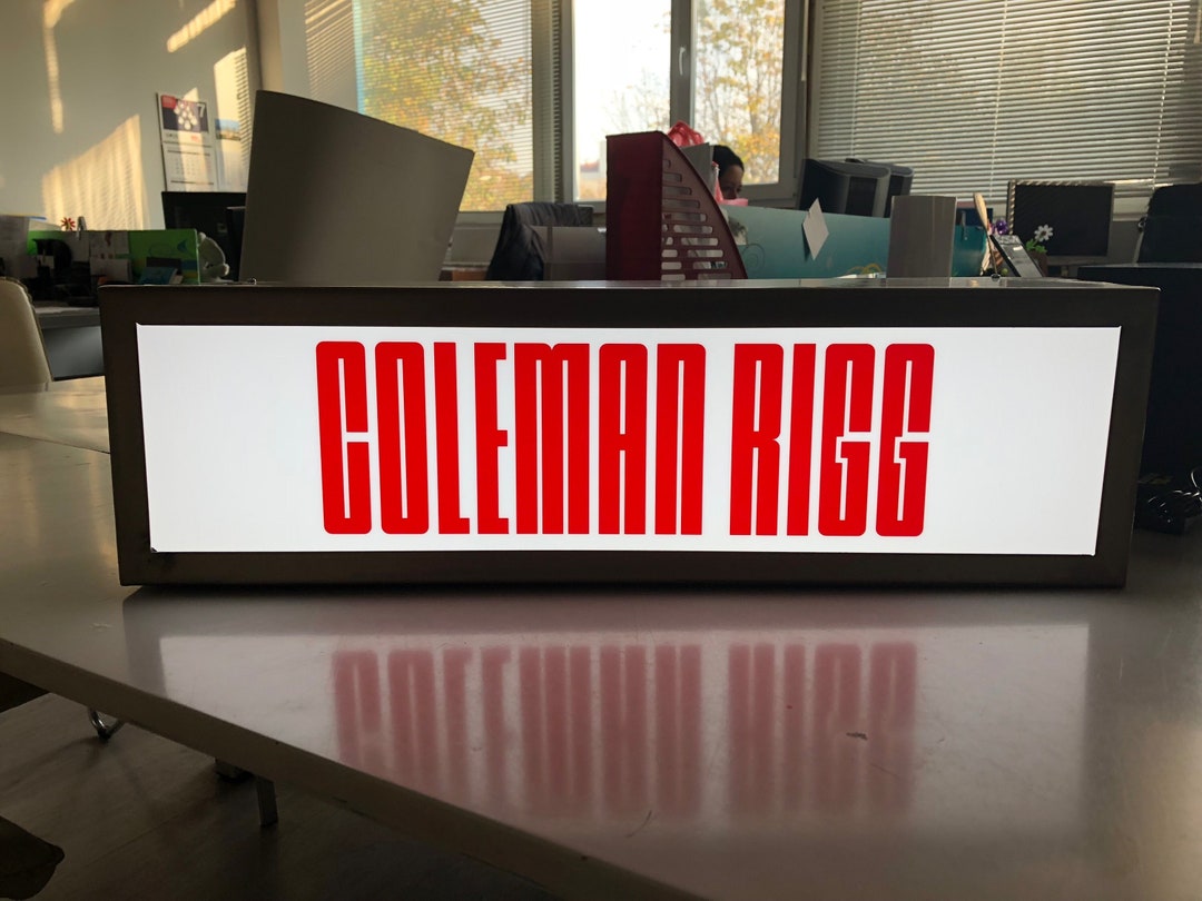 Vintage Light Box Sign, Light up Signage With Custom Text, Storefront ...