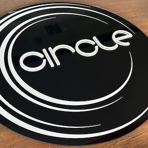Logo Sign with 3D letters for  office wall decor