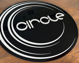 Enseigne logo avec lettres 3D pour décoration murale de bureau