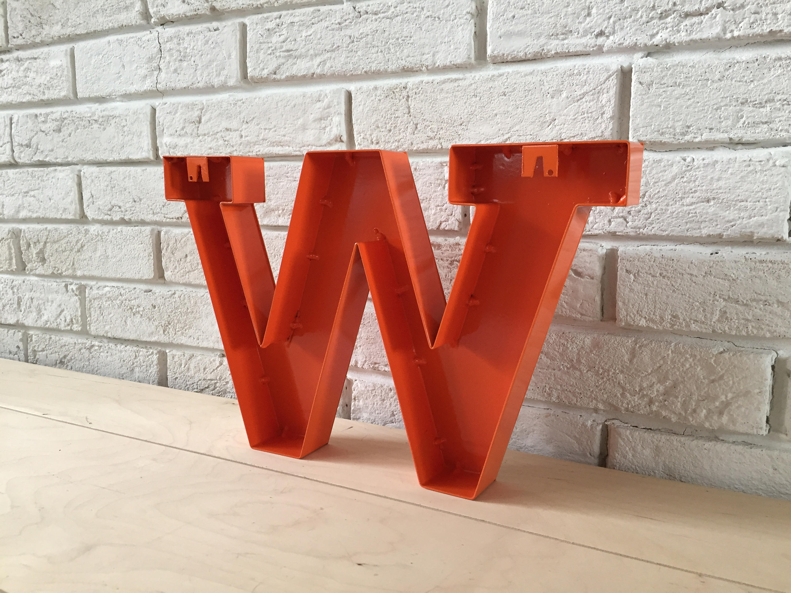 Powder coated metal letters painted wall letter letter Etsy