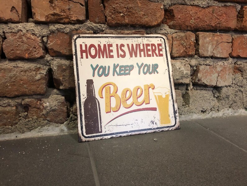 BEER Sign. MAN Cave Sign. Wall Decor Signs. Man Cave Wall Decor. - Etsy