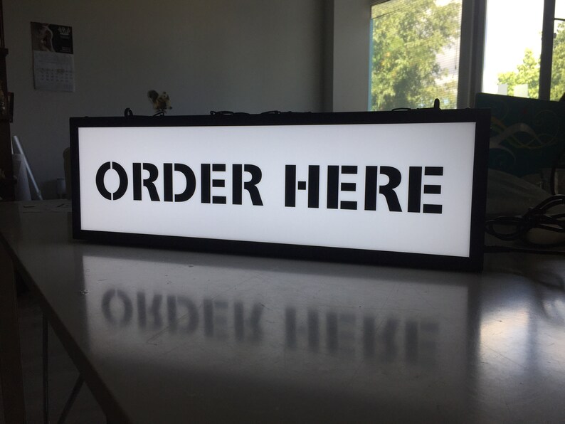 Company Sign Light Box Sign Light Boxoutdoor Sign Custom Etsy
