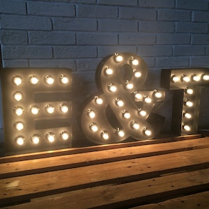 15 inches Large Marquee Letters light up, large marquee numbers, marquee sign, Large light up letters, light up letters,light up numbers