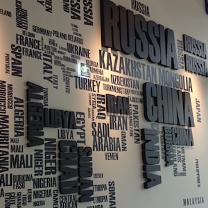 Letras de volumen para la decoración de la pared de la oficina - Logotipo 3D de Custom Sign Company
