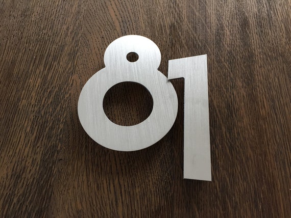 Outdoor Home Decor Wooden Numbers