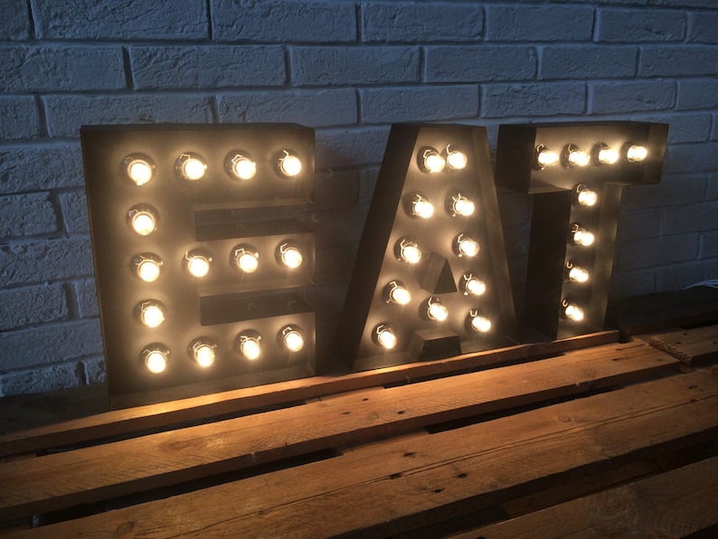 15 inches Large Marquee Letters light up large marquee Etsy