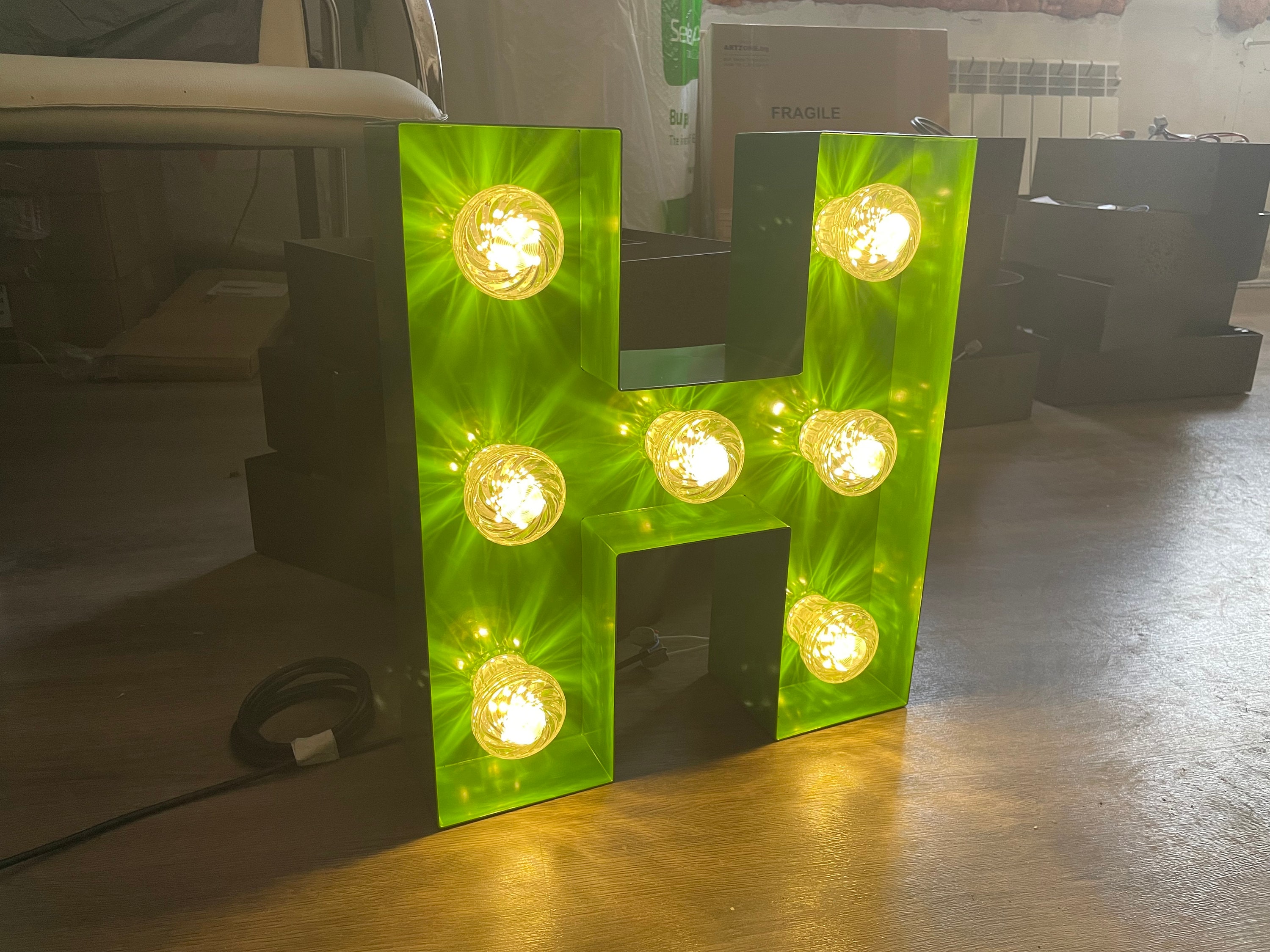 Lighted Letters With Bulbs, Custom Light up Décor, Marquee Signs for ...