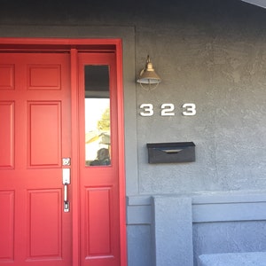 House numbers, modern house numbers, outdoor house numbers, house numbers vertical, house number sign,house numbers modern