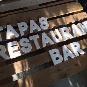 Large letters office sign or company sign for outdoor use