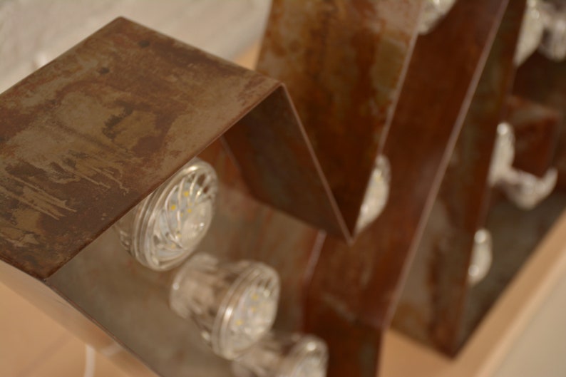 Rustic Letters for Wall Decor Letters Light Up Big Letters Etsy