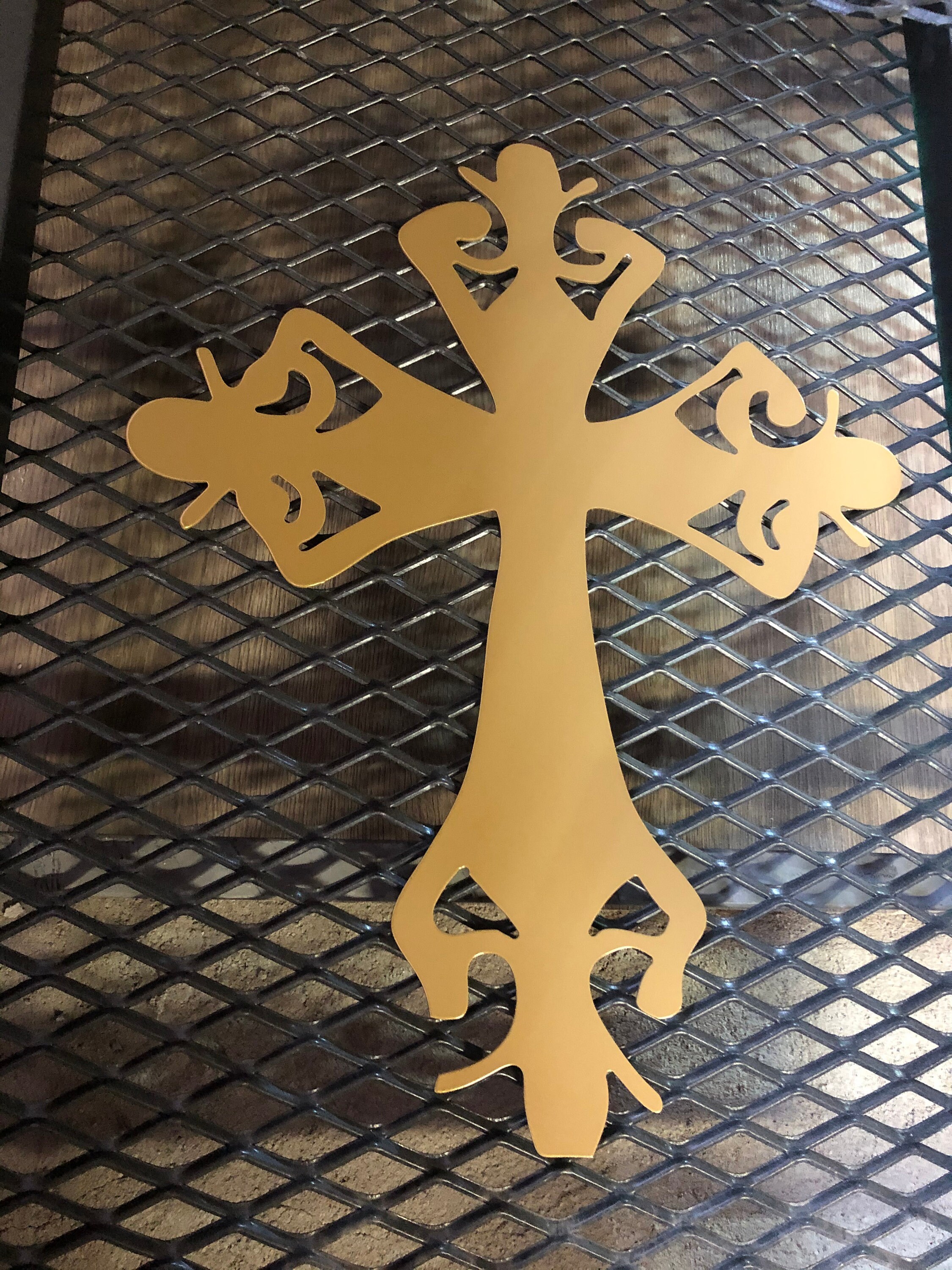 Christian Wall Decor. CROSS for wall. Gold Cross for CHURCH Etsy