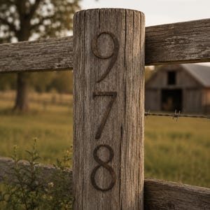 Rusted Metal Letters Numbers | Ranch Sign Letter | Cabin Decor | Barn Letters | Outdoor Signs | Numbers DIY Signs | Address Numbers