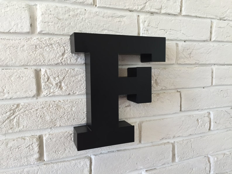 Powder Coated Metal Letters Painted Wall Letter Decor Large