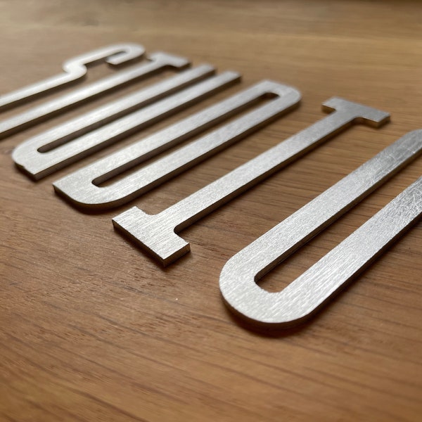 Custom Metal Letters - Etsy