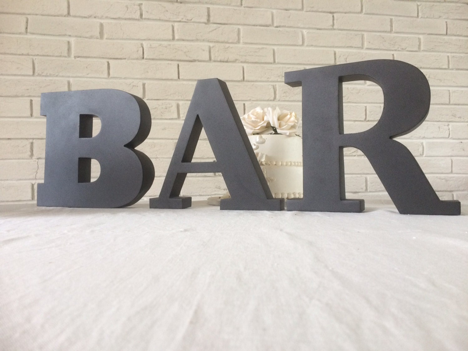 Metal Letters Powder Coated Wall Letter Decor Large