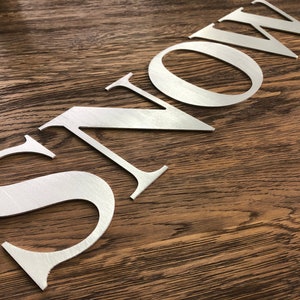 Metal Letters Custom Sign Small Metal Letters or Large Metal Letters ...