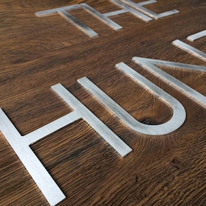 Metal letters outdoor signs - big letters or small letters - metal letters