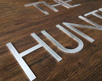 Letras de metal para exteriores - letras grandes ou minúsculas - letras de metal