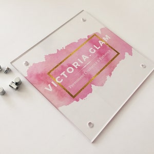 Beauty Salon sign, Nail salon sign, Office sign, small sign, company sign, hairdressers sign, salon sing, small hair salon sign