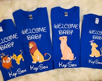 lion king baby shower shirts