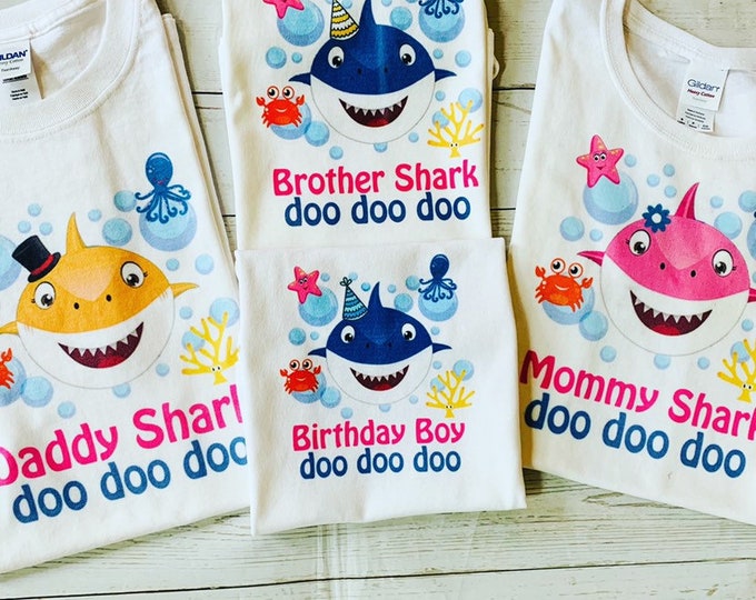 baby shark birthday boy outfit