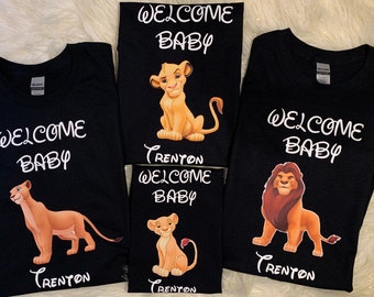 lion king baby shower shirts