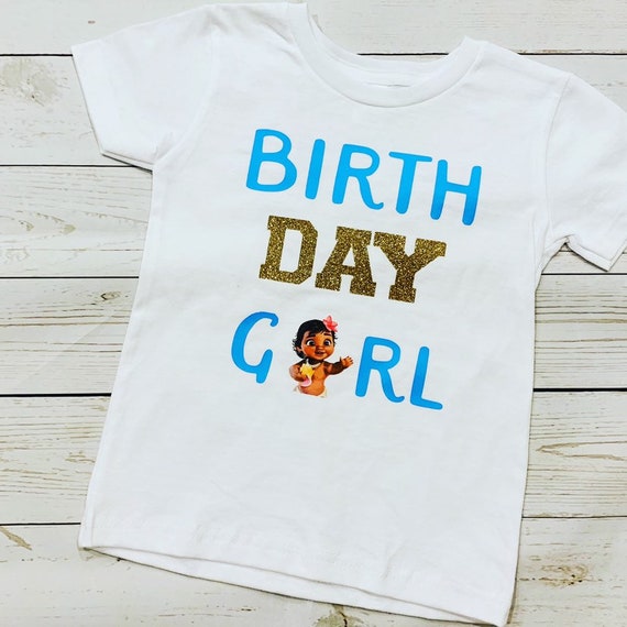 Moana Birthday Girl Birthday Girl Moana Moana T Shirt - unofficial roblox t shirt personalize with gamer username etsy