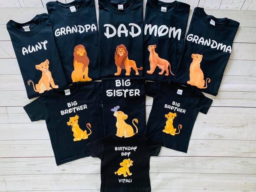 lion king family shirts