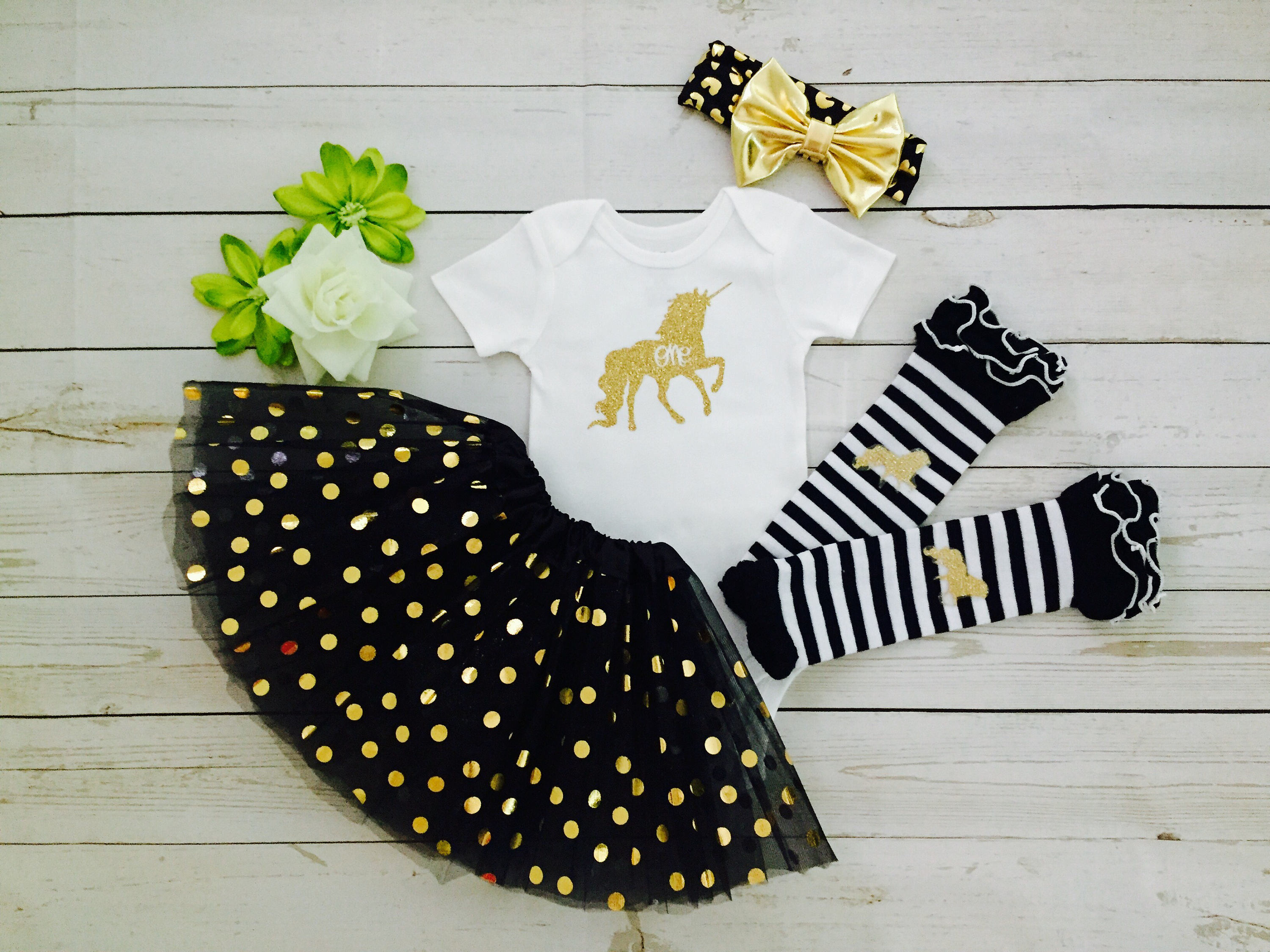 Unicorn First Birthday , Girl Unicorn outfit, One year old ...