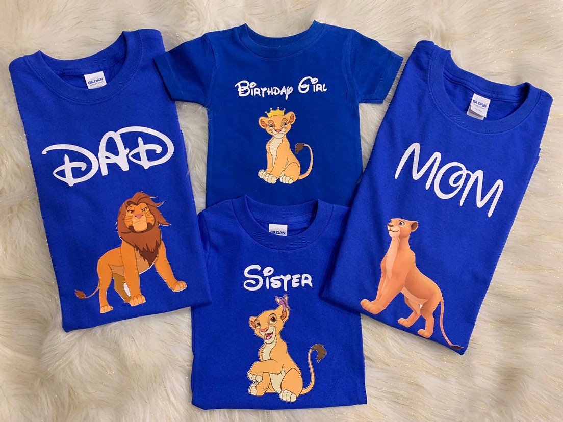 lion king family t shirts