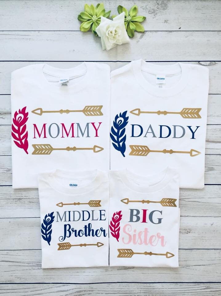 Baby Shower Family Matching T Shirts Mom Dad Brother Sister Baby Shower Family Matching T Shirts Mom Dad Brother Sister Bundle