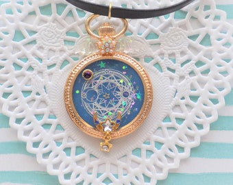 Navy Starry Night Necklace