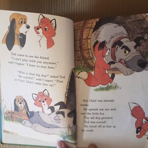 Walt Disneys Presents Tod and Copper From the Fox and the Hound/vintage ...